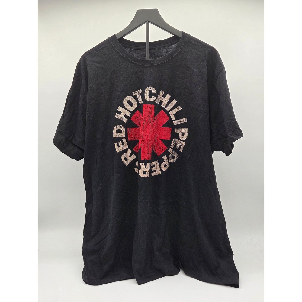 Red Hot Chili Peppers Black Graphic Band T-Shirt 2XL Cotton 101-810
